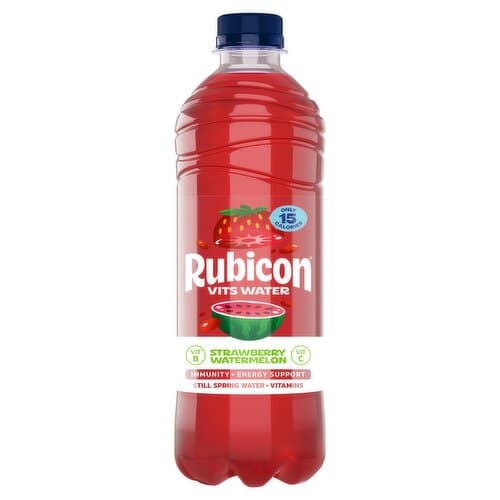 Rubicon Spring Vits Strawberry Watermelon Vitamin Water Bottle 500ml