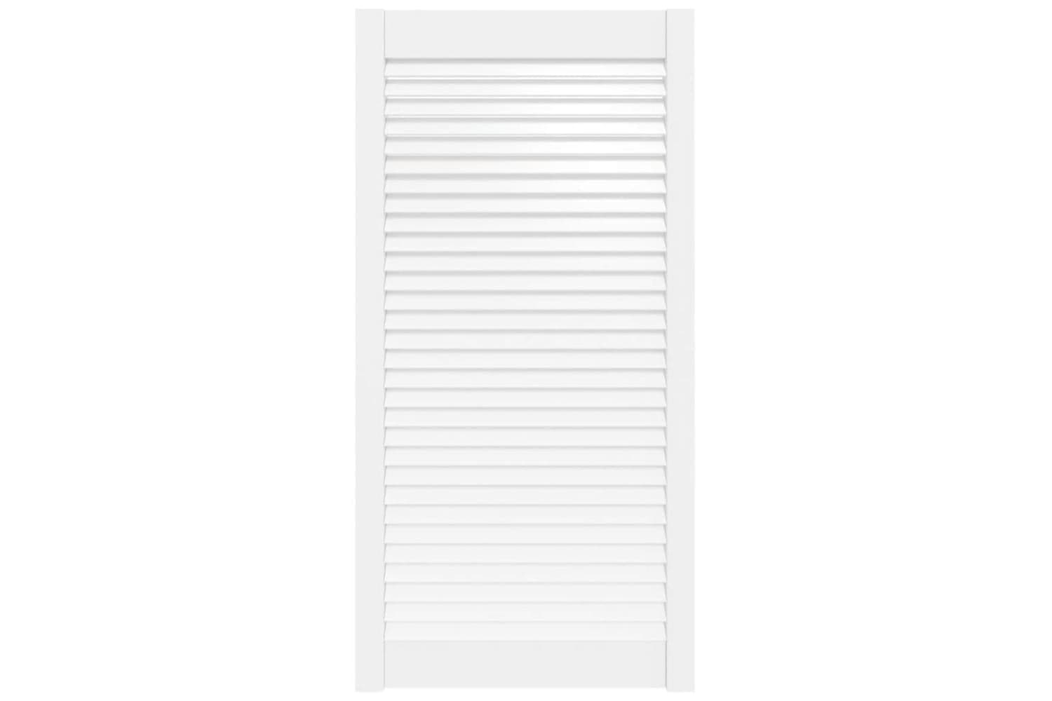 Vidaxl 151172 Louvred Door Solid Pine Wood White 99.3x49.4cm