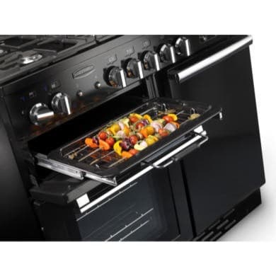 Rangemaster Professional Plus 100cm Gas Range Cooker - Black