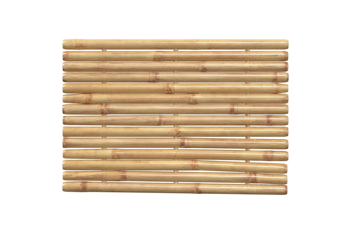 Bath Mats 2 Pcs 70x50 Cm Bamboo