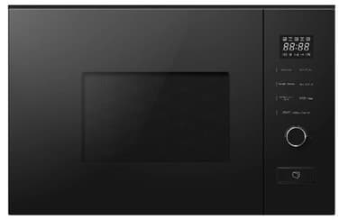PowerPoint 20 Litre Black Glass Built In Microwave | P19820INTBG