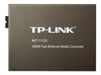 TP-LINK - MC111CS - fibre media converter - 10Mb LAN, 100Mb LAN