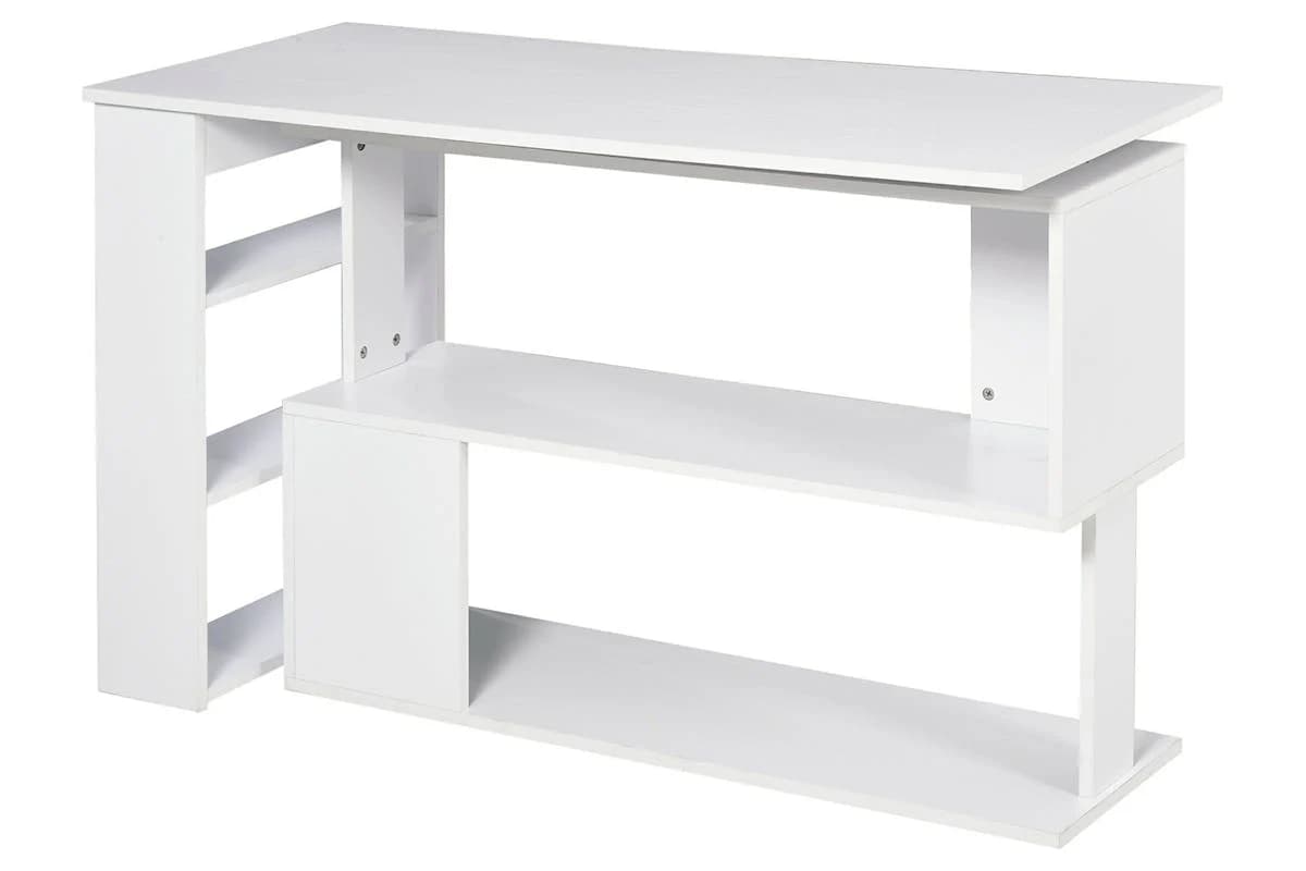 Homcom Home Office Corner Desk | White