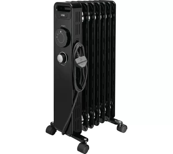 LOGIK L15OFR20 Portable Oil-filled Radiator - Black