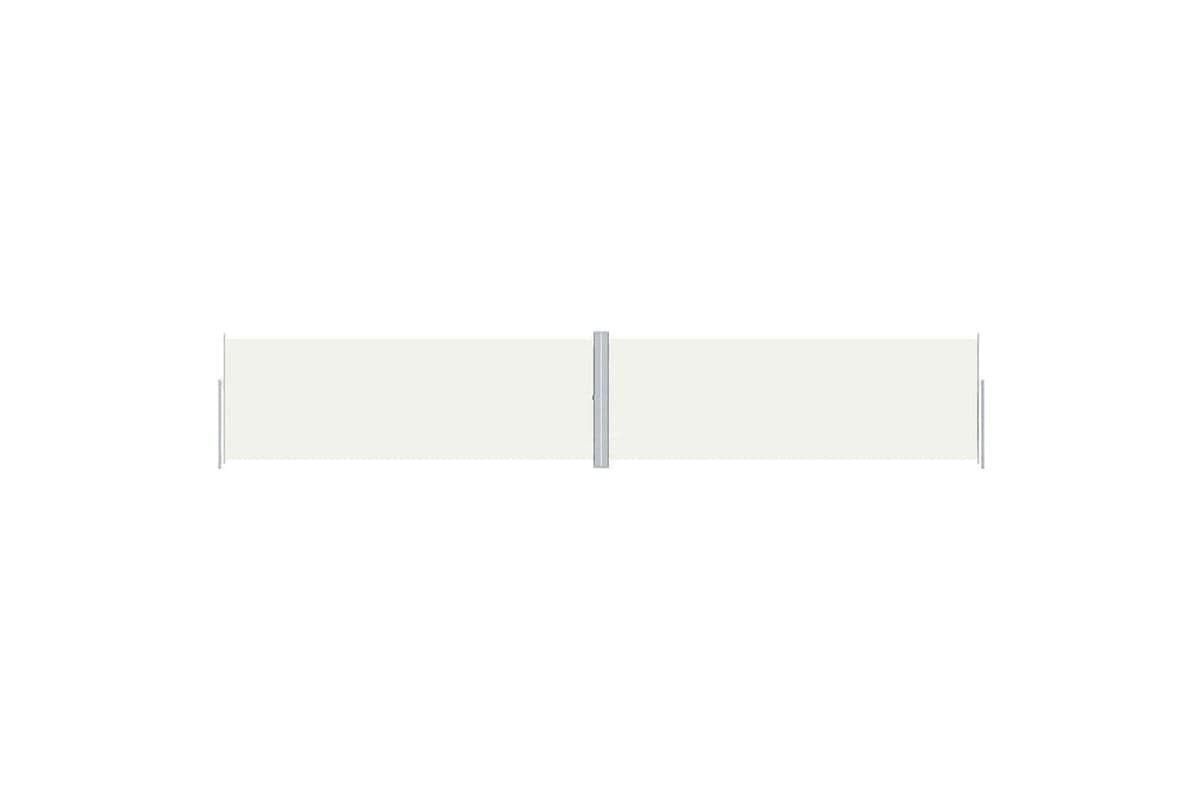 vidaXL 318037 Retractable Side Awning Cream 180x1000cm