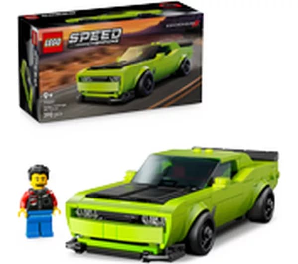 LEGO Speed Champions 77237 Dodge Challenger SRT Hellcat Sports Car Set