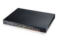 ZYXEL - XMG1930 Series XMG1930-30HP - Switch - managed, NebulaFLEX cloud - L3 Lite - smart - 20 x 100/1000/2.5G (PoE+) + 4 x 100/1000/2.5G (PoE++) + 4 x 1/2.5/5/10 (PoE++) + 2 x Gigabit SFP / 10 Gigabit SFP+ - rack-mountable - PoE++ (700 W)
