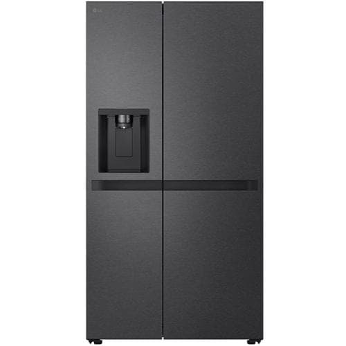 LG            420/221LITRE SIDE BY SIDE AMERICAN FRIDGE FREEZER - NON PLUMBED ICE AND WATER - MATTE BLACK