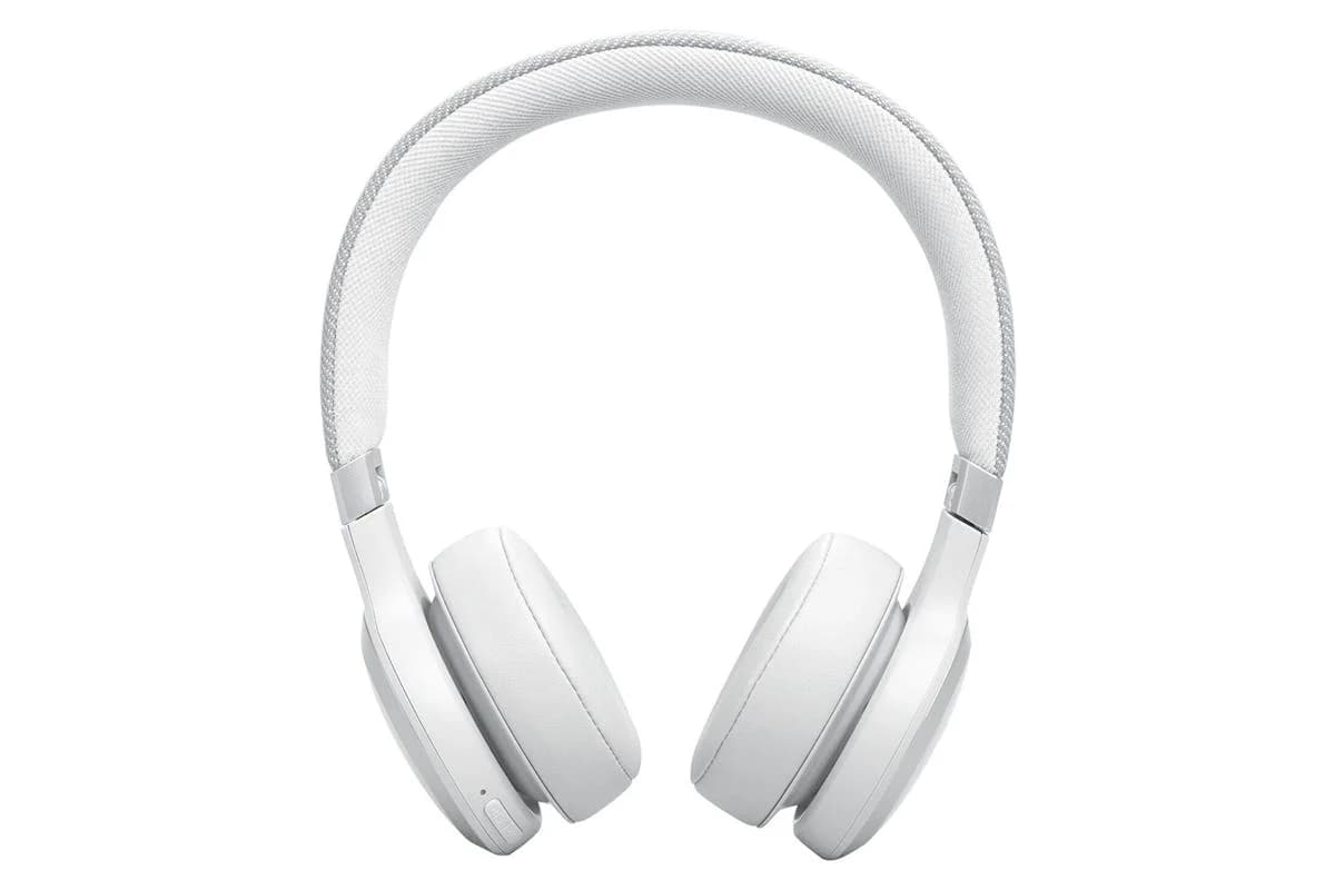 JBL Live 670NC On-Ear Wireless Noise Cancelling Headphone | White