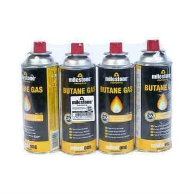 Milestone 4 Pack Butane Gas Canisters | 152000