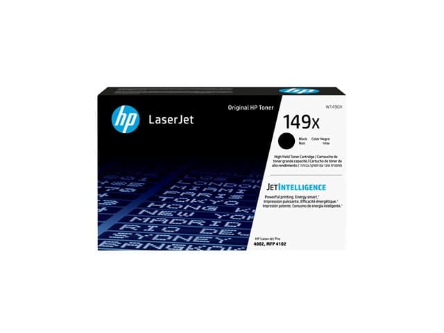 HP - 149X - High capacity - black - original - LaserJet - toner cartridge (W1490X) - for LaserJet Pro 4001, 4002, 4003, 4103, MFP 4101, MFP 4102, MFP 4103, MFP 4104