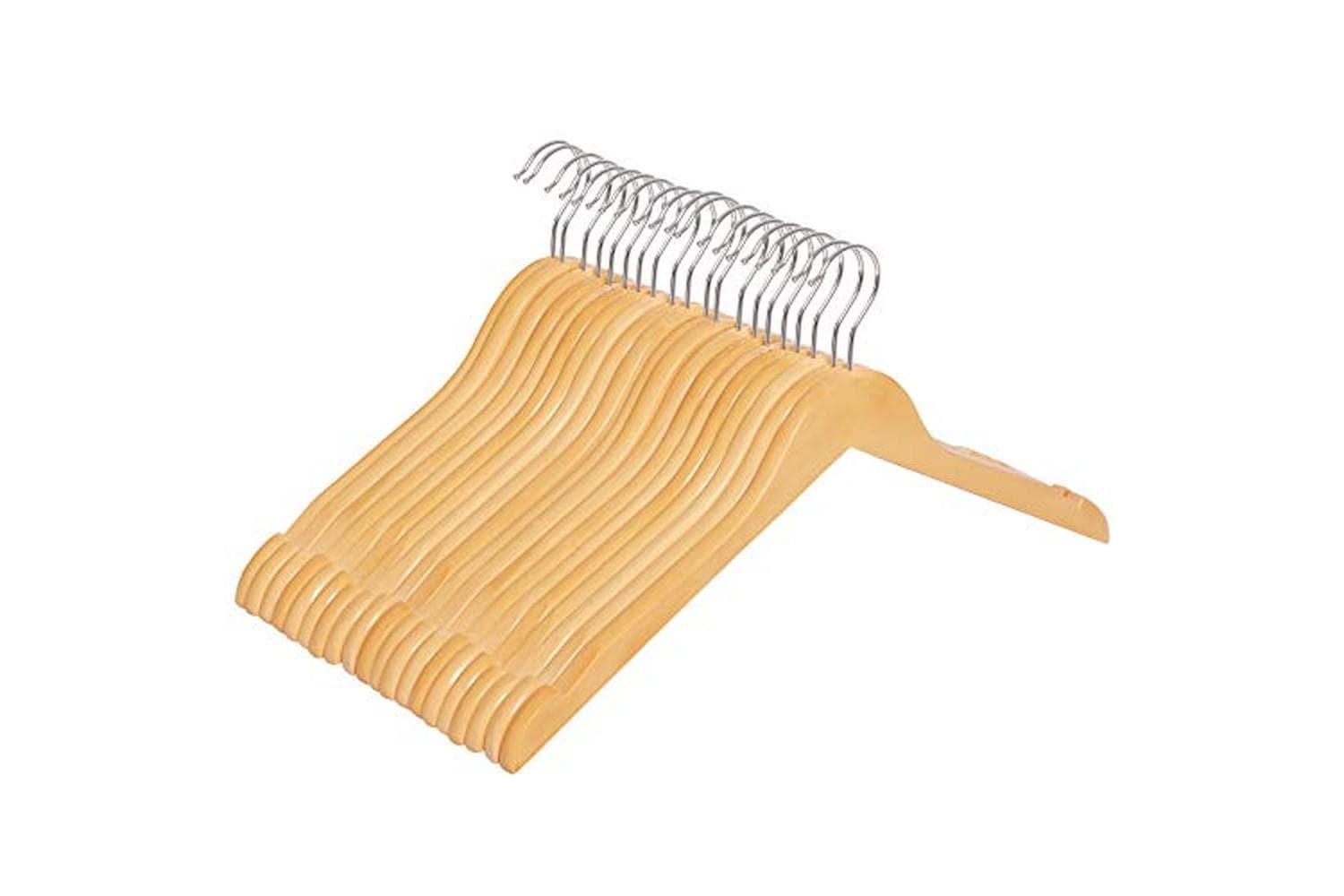 Songmics CRW003-20 Plain Temples Maple Hangers | 20 Pieces