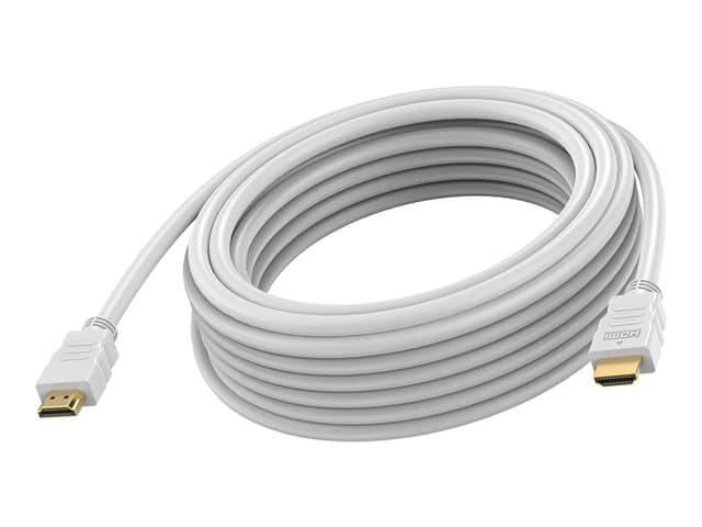 VISION - Techconnect - Ultra High Speed - HDMI cable with Ethernet - HDMI male to HDMI male - 3 m - double shielded - white - 8K30Hz support