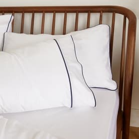 400 Thread Count White Sateen Fitted Sheet