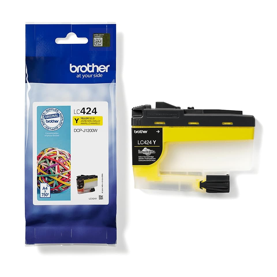 BROTHER Lc424 Yellow Ink Cartridge...