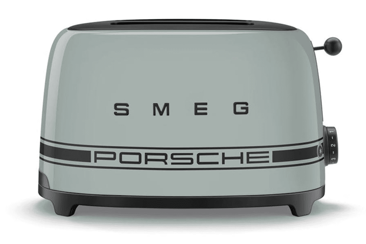 Smeg 50's Retro Style Porsche 2 Slice Toaster | TSF01PSGUK | Shade Green