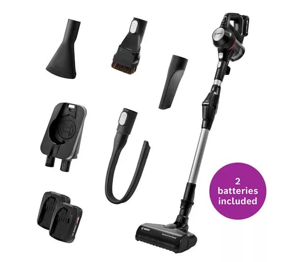 BOSCH Unlimited 7 BCS712BGB Dual Battery Cordless Vacuum Cleaner - Black