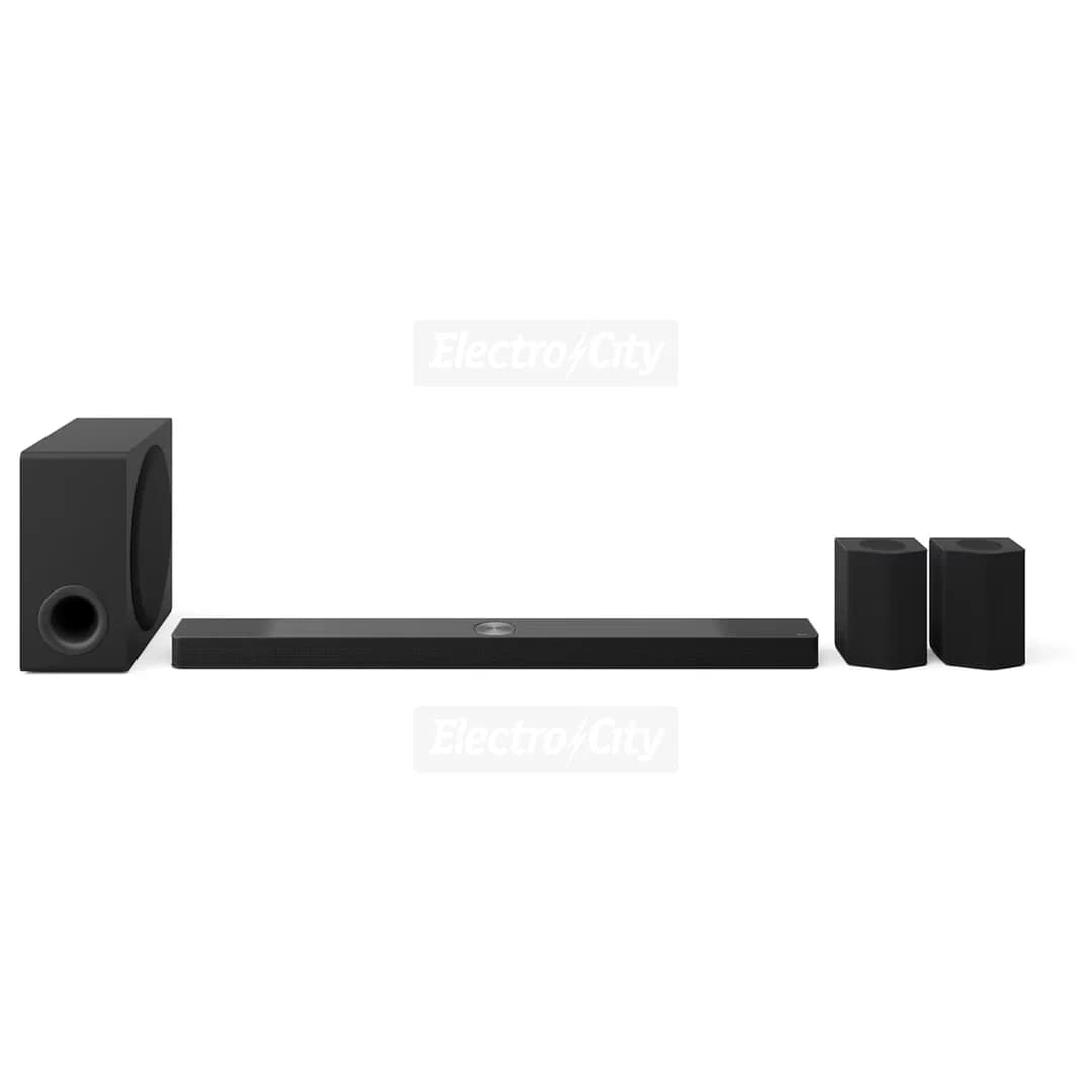 LG 9.1.5 Channel 810W Dolby Atmos Soundbar with Wireless Subwoofer and Rear Speakers | Black
