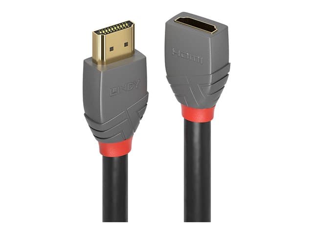 Lindy - Anthra Line HDMI extension cable with Ethernet - 1 m