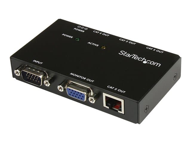 STARTECH.COM - Startech VGA Over CAT5 Video Extender - VGA Extender - 450ft (150m) - 4-Port (ST1214T) - video extender