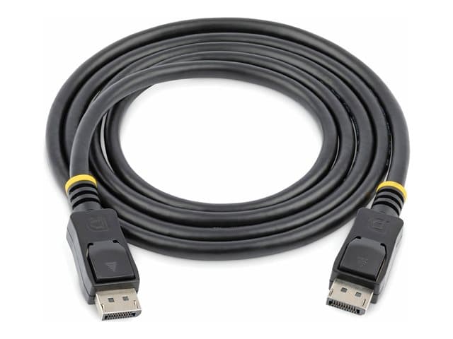 STARTECH.COM - StarTech 0.5m Short DisplayPort 1.2 Cable with Latches DisplayPort 4k - DisplayPort cable - DisplayPort (M) to DisplayPort (M) - 50 cm - latched - black
