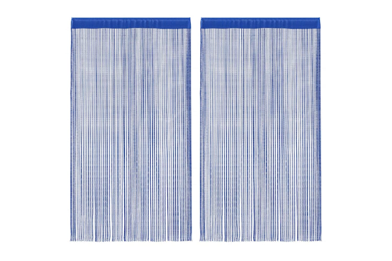 vidaXL 132407 String Curtains 2 Pcs 140x250cm Blue