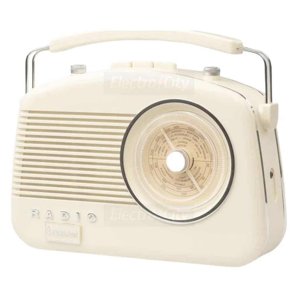 Steepletone Brighton Portable Radio with Bluetooth | Beige