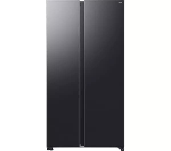 SAMSUNG Bespoke AI Series 7 SpaceMax RS70F67QCFEU American-Style Fridge Freezer - Black