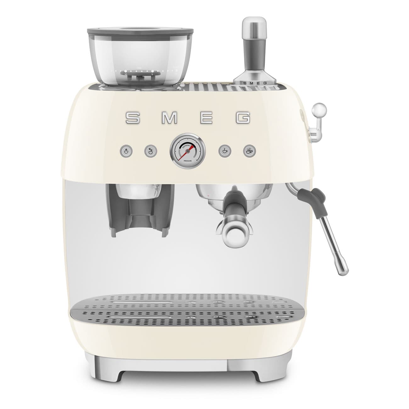 Smeg Espresso Bean To Cup Coffee Machine - Cream | EGF03CRUK