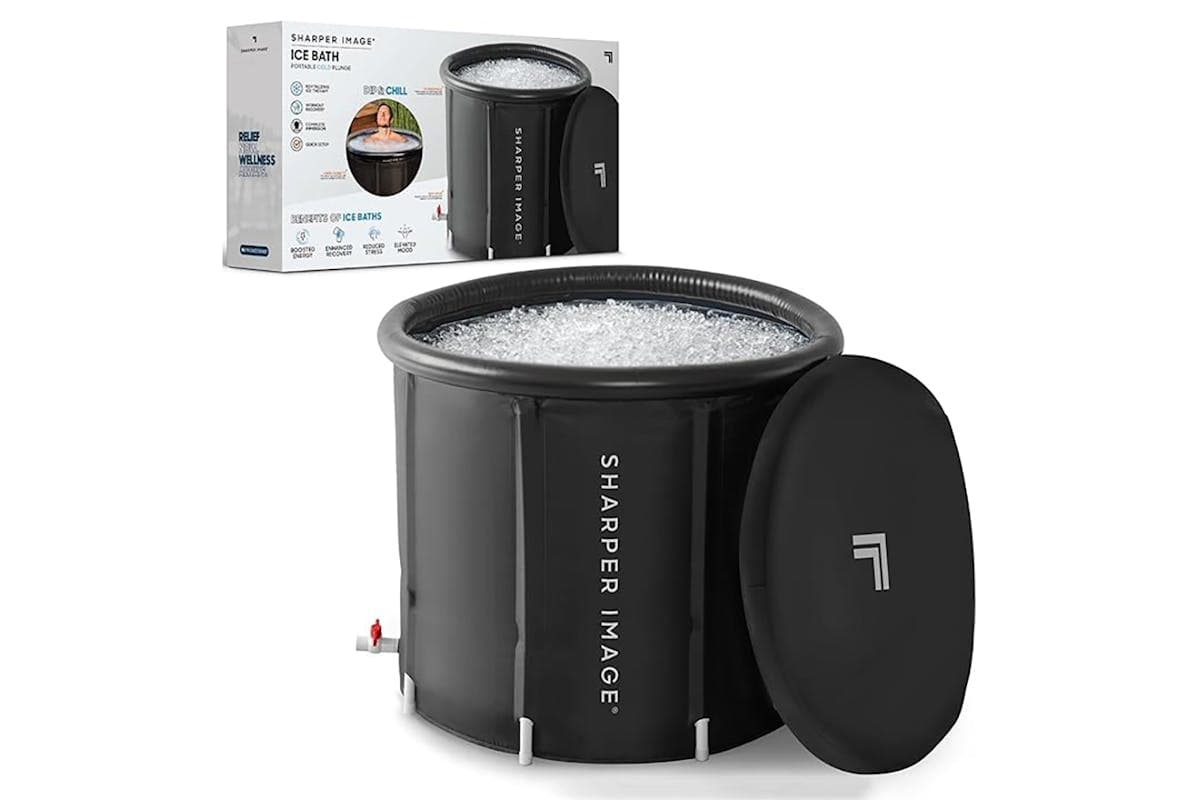 Sharper Image 31.5" Portable Ice Bath Cold Plunge for Workout Recovery