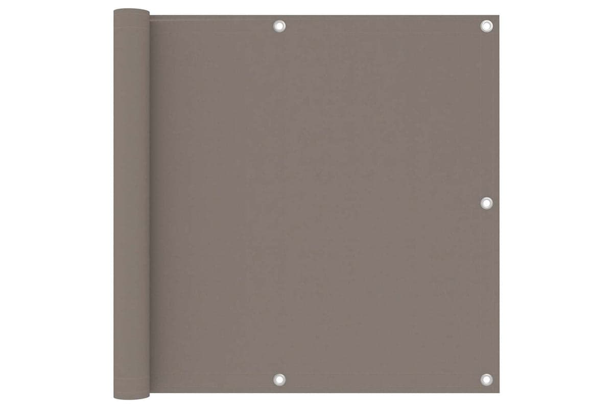vidaXL 134988 Balcony Screen Taupe 90x300cm Oxford Fabric