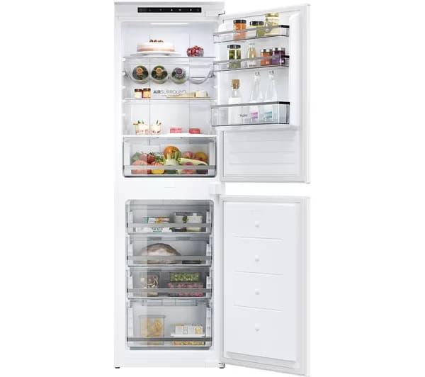 HAIER HB50T618FMK Integrated Smart 50/50 Fridge Freezer - Sliding Hinge