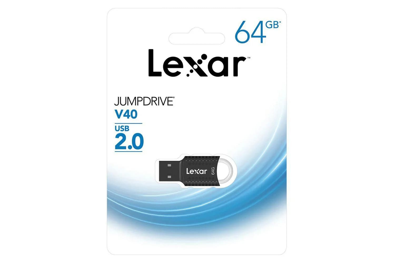 Lexar Jumpdrive V40 USB 2.0 Flash Drive | 64GB