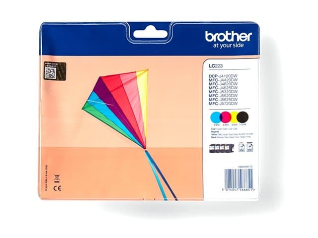 BROTHER - LC223 - 4-pack - black, yellow, cyan, magenta - original - ink cartridge