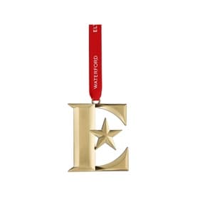 Elton John Golden 'E' Icon Tree Ornament