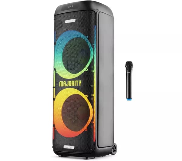 MAJORITY Pulse 5 Portable Bluetooth Megasound Party Speaker - Black