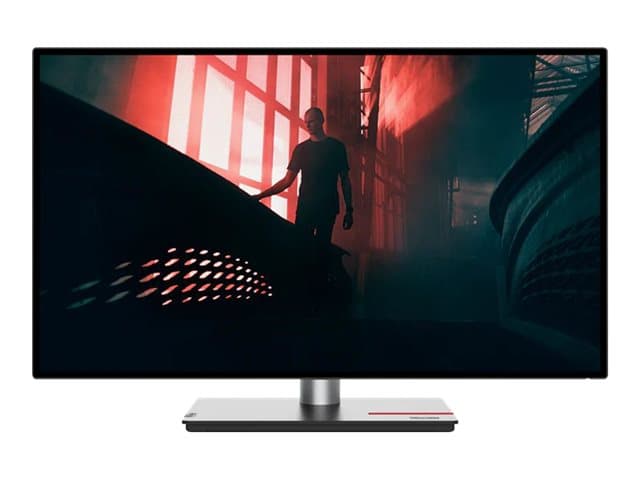 LENOVO - ThinkVision P27q-30 - LED monitor - 27" - 2560 x 1440 QHD @ 60 Hz - IPS - 350 cd/m² - 1000:1 - 4 ms - HDMI, DisplayPort - raven black