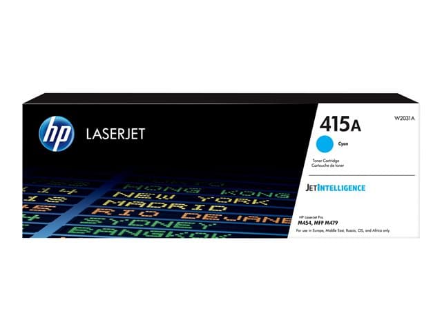 HP - 415A - cyan - original - LaserJet - toner cartridge (W2031A)