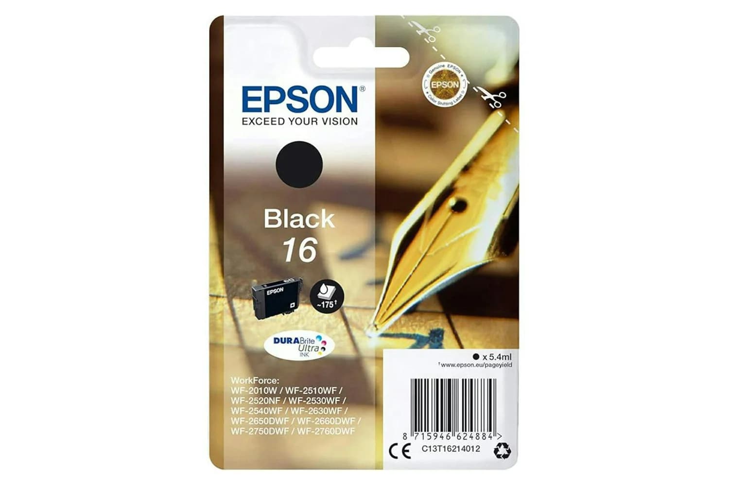 Epson Durabrite Ultra Pen and Crossword Ink | Black