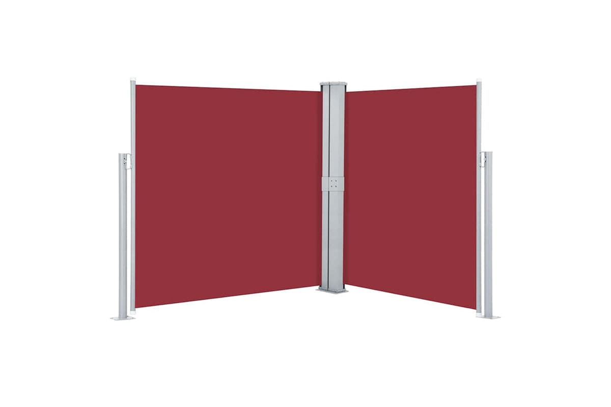 vidaXL 48459 Retractable Side Awning Red 140x600cm