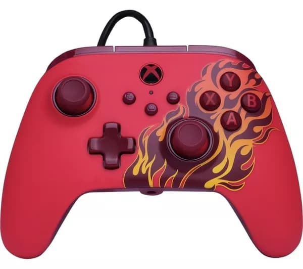 POWERA Advantage Wired Controller for Xbox Series X|S – Red Blaze