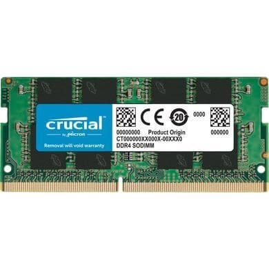 Crucial CT8G4SFRA32AT 8GB 1x8GB SO-DIMM 3200MHz DDR4 Laptop Memory