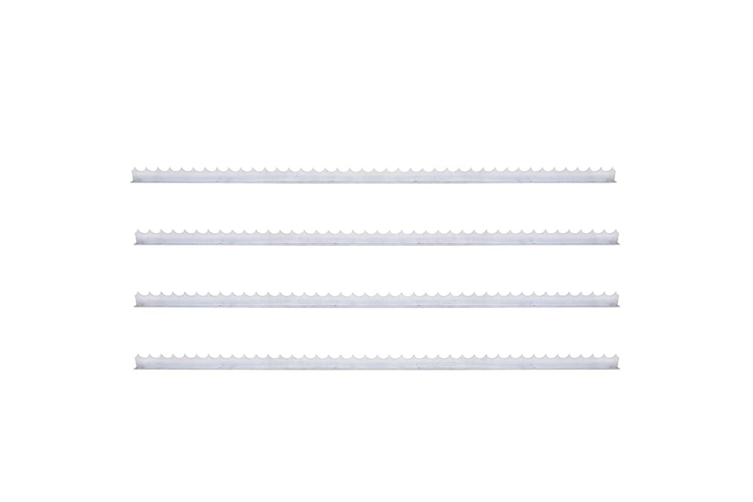 Vidaxl 145769 Wall Spikes 4 Pcs 1 M Galvanised Steel