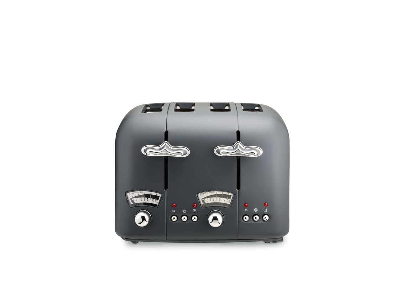 De'Longhi CT04.GY Argento Silva Toaster – Grey