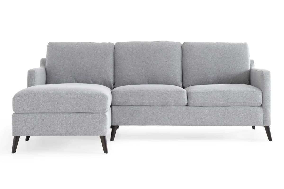 South Chaise Sofa | 3 Seater | Grey