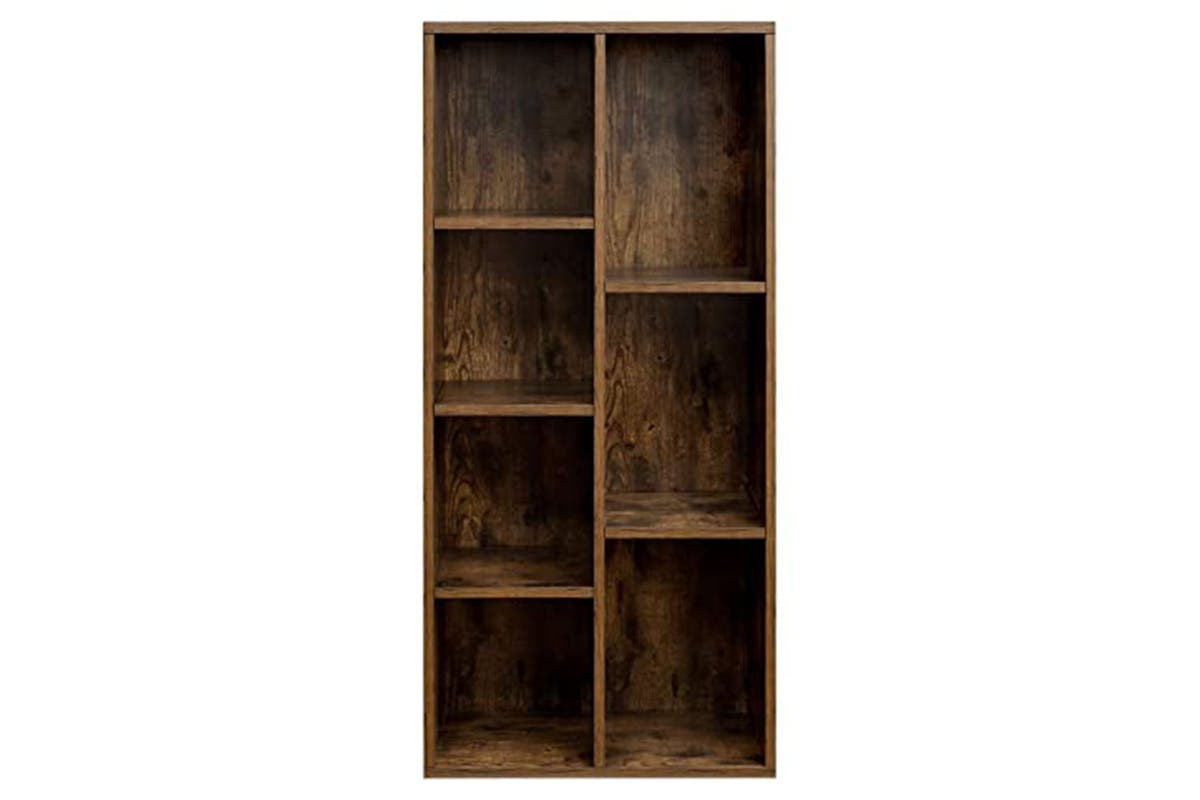Vasagle Bookshelf | 7 Compartments | Rustic Brown
