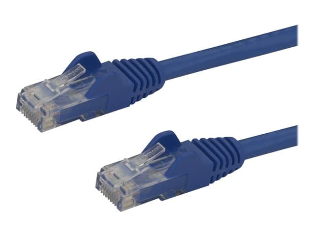 STARTECH.COM - Startech 1.5m CAT6 Ethernet Cable, 10 Gigabit Snagless RJ45 650MHz 100W PoE Patch Cord, CAT 6 10GbE UTP Network Cable w/Strain Relief, Blue, Wiring is UL Certified/TIA - Category 6 - 24AWG (N6PATC150CMBL) - patch cable - 1.5 m - blue