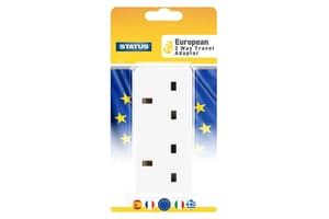 Status European 2 Way Travel Adapter