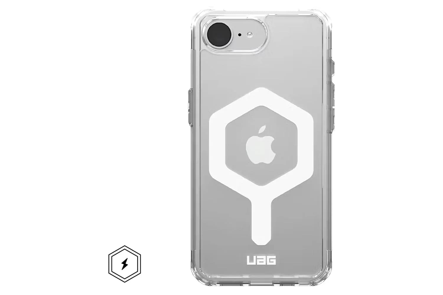 UAG Plyo for Magsafe iPhone 16e Case | Ice/White