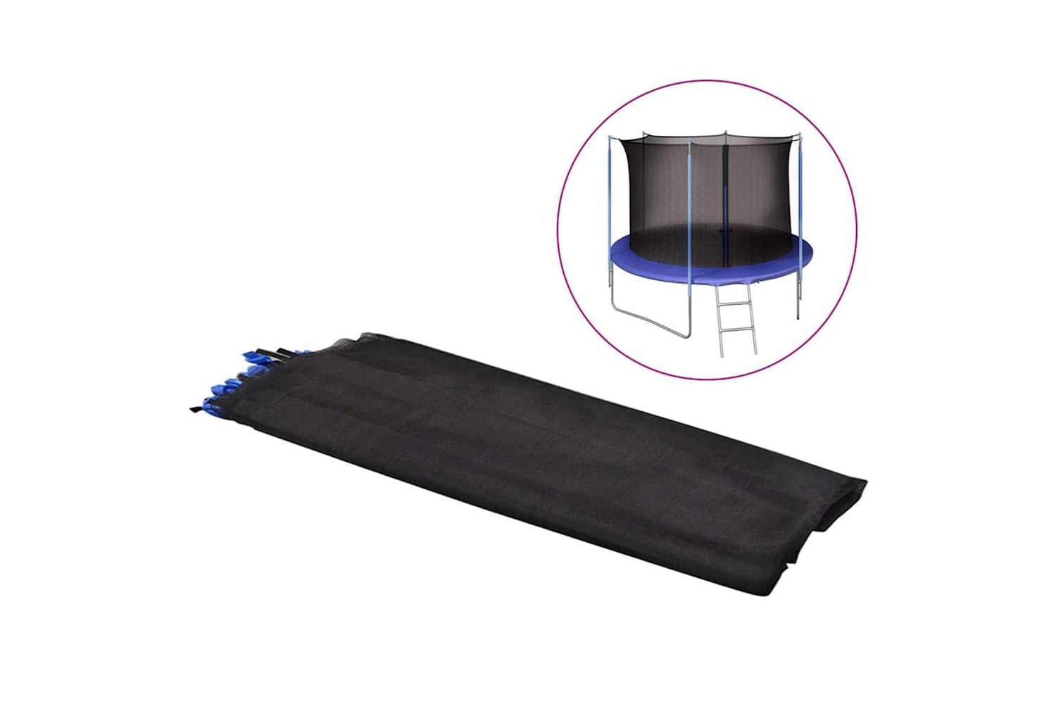 Vidaxl 142097 Safety Net For 3.05 M Round Trampoline